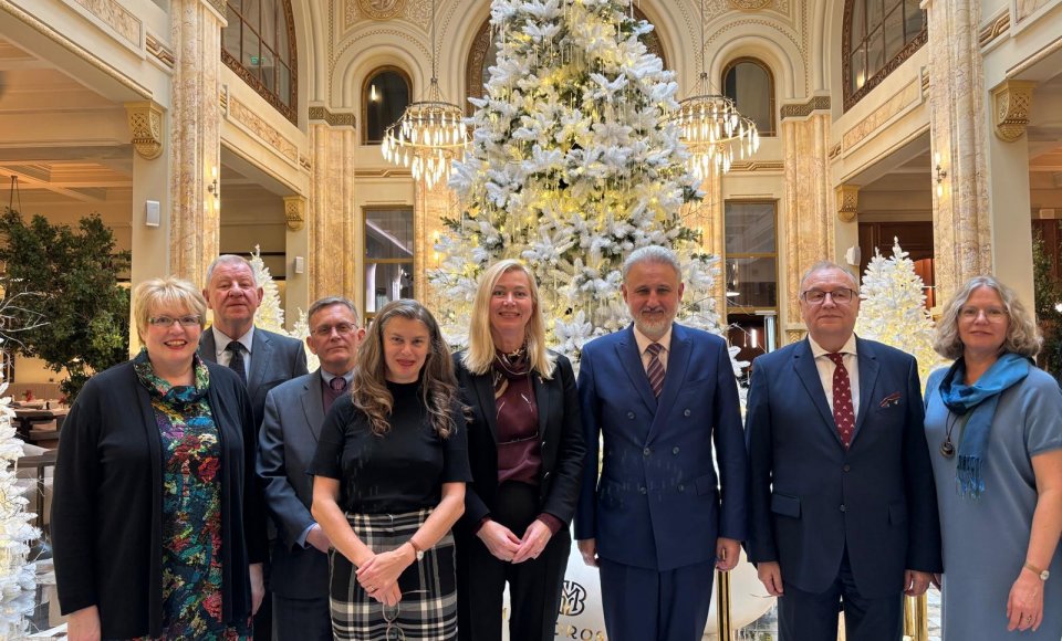 Šiaurės ir Blatijos šalių ambasadorių susitikimas su Rumunijos Prezidento patarėju užsienio ir...