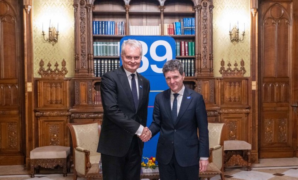 Lithuanian President Gitanas Nausėda met with Romanian President Nicușor Dan in Bucharest